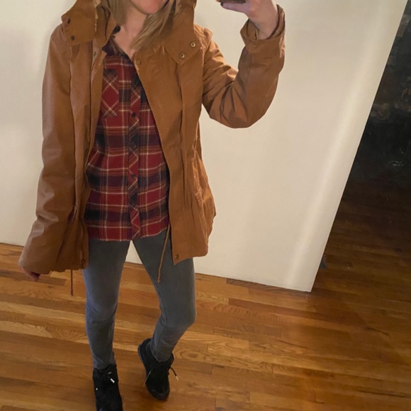 NWT C&C California camel color lightweight jacket coat perfect for layering Sz S - Picture 4 of 8